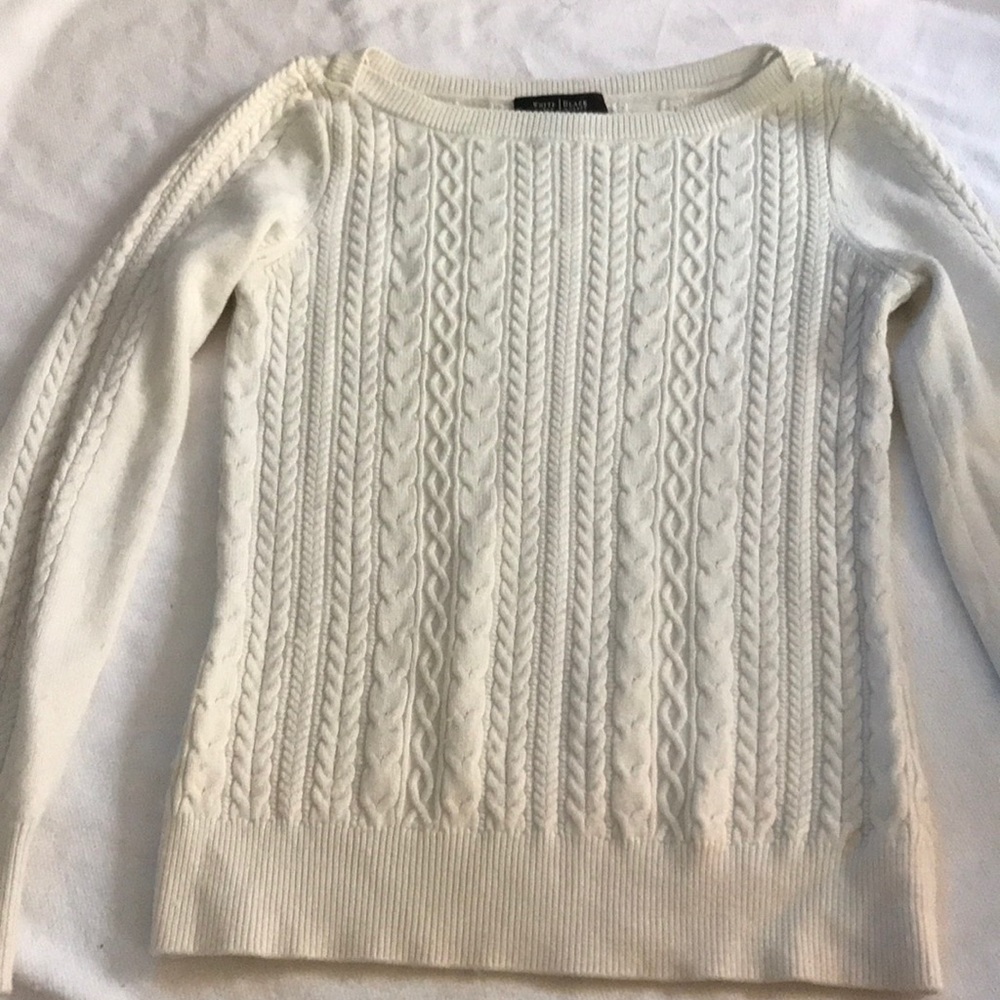 Cable knit sweater